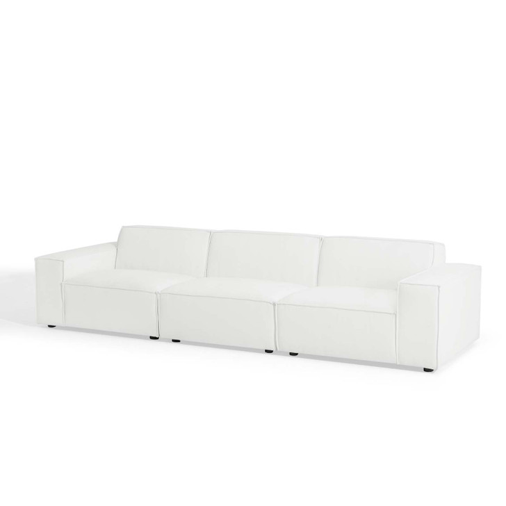 Restore 3-Piece Sectional Sofa, Fabric, White, 19261