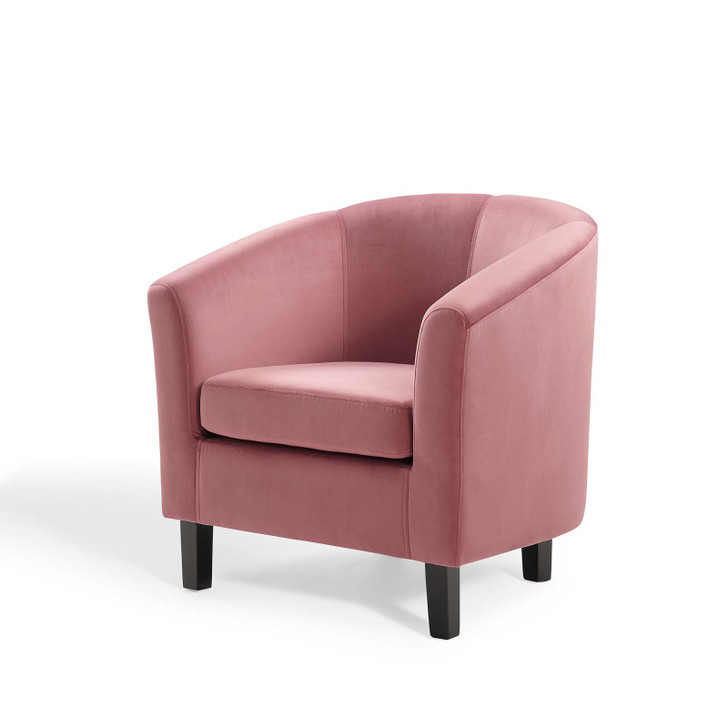 Prospect Performance Velvet Armchair, Velvet, Pink, 19326