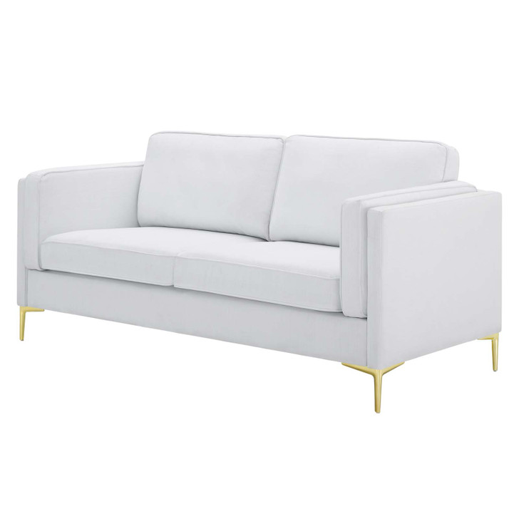 Kaiya Fabric Sofa, Fabric, White, 20092