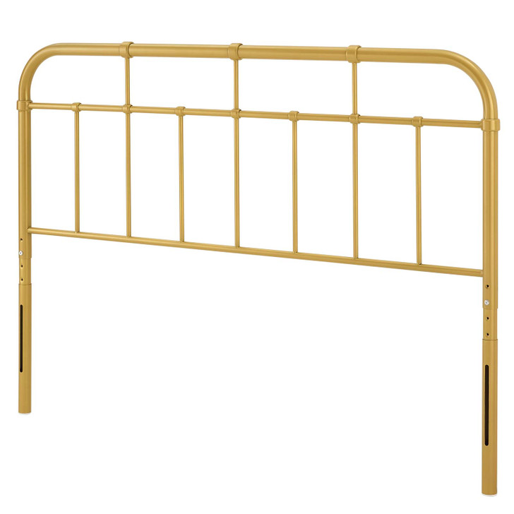 Alessia Full Metal Headboard, Metal, Gold, 21378