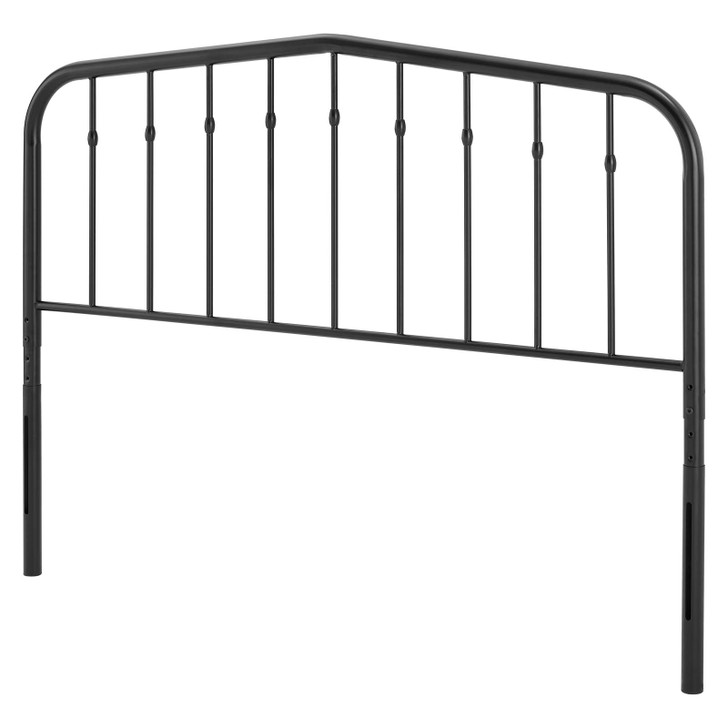 Lennon Twin Metal Headboard, Metal, Black, 21389