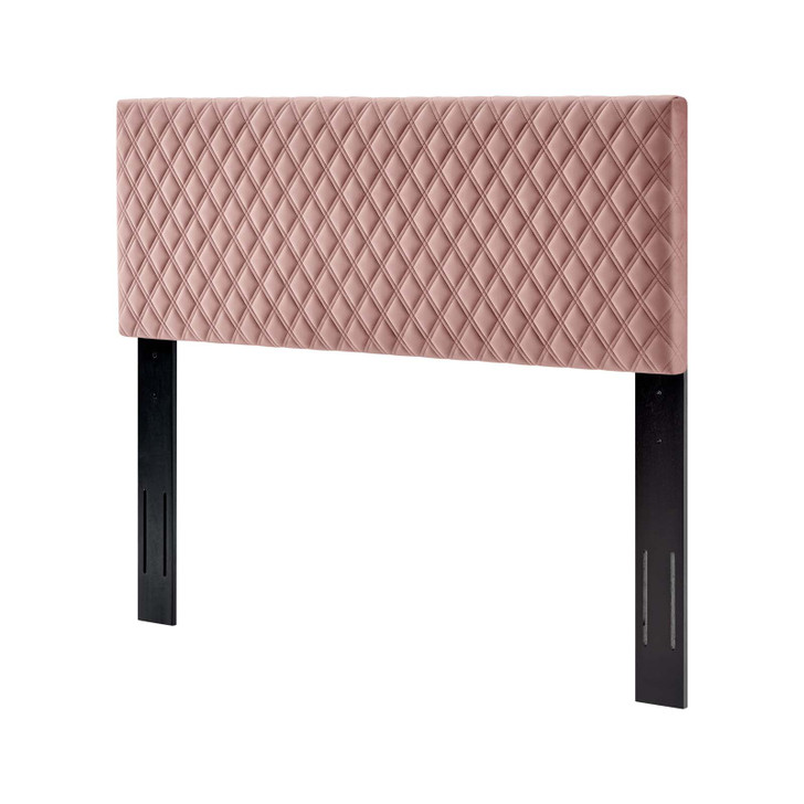 Angela King Performance Velvet Headboard, Velvet, Pink, 21556