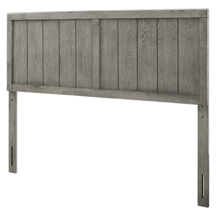 Robbie Full Wood Headboard, Wood, Grey Gray, 21579
