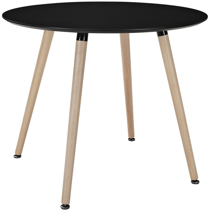 Track Circular Dining Table in Black EEI-1055-BLK