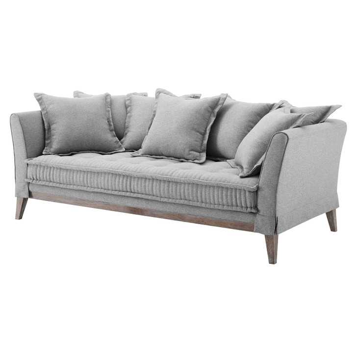 Rowan Fabric Sofa, Fabric, Light Grey Gray, 23151
