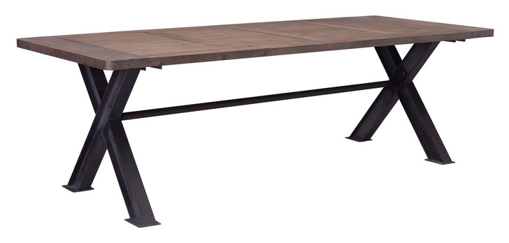 Haight Ashbury Dining Table, Metal & Wood