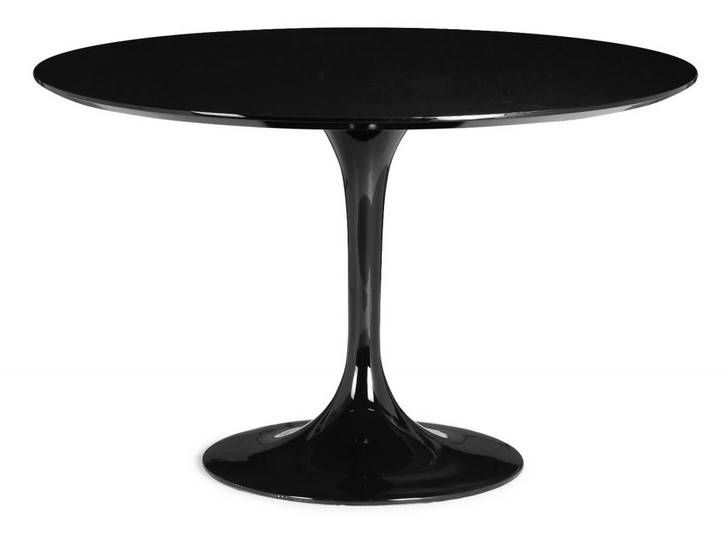 Wilco Dining Table, Black Wood Fiberglass