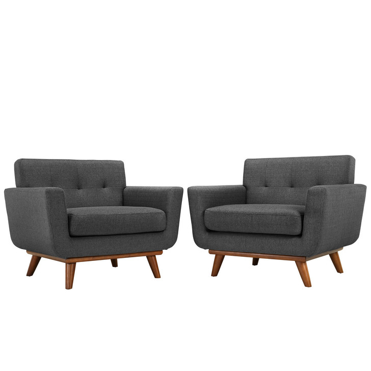 Engage Armchair Set of 2 in Gray