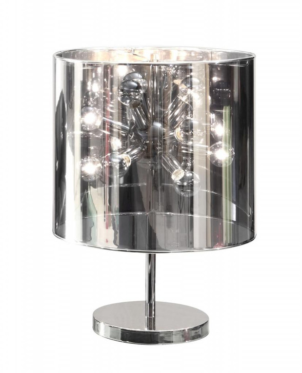 Supernova Table Lamp, Chrome Mirror Mylar