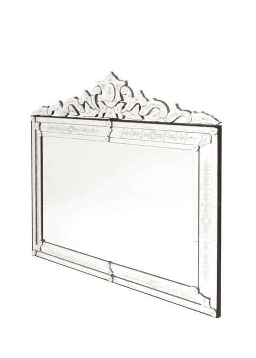 Extra Large Horizontal Venetian Mirror , Clear Glass