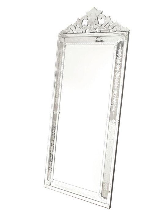 Extra Large Vertical Venetian Mirror , Clear Glass