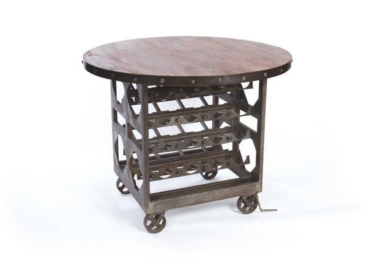 Napa Cellar Table , Brown Wood