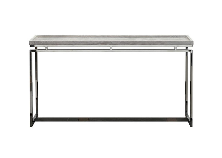 Dalton Console , Silver Metal