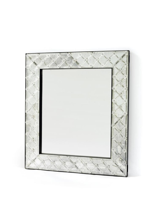 Murano Mirror , Silver Metal