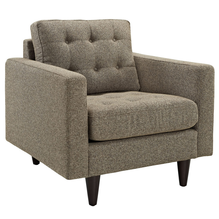 Empress Upholstered Armchair in Oatmeal