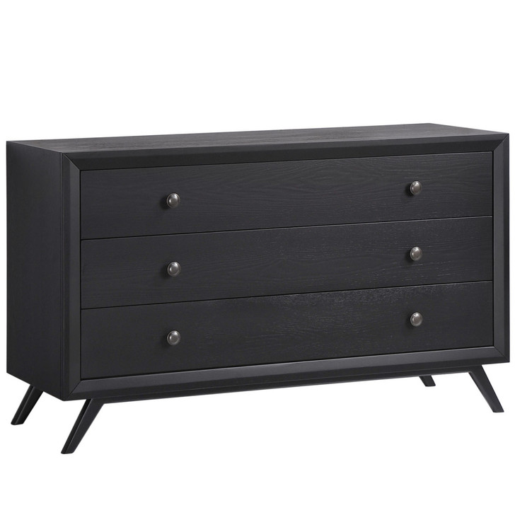 Tracy Wood Dresser, Black Wood