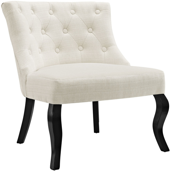 Royal Fabric Chair, Beige Fabric