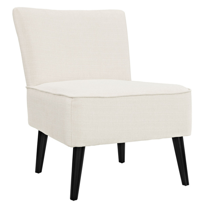 Reef Fabric Side Chair, Beige Fabric