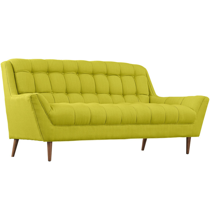 Response Fabric Loveseat , Green, Fabric