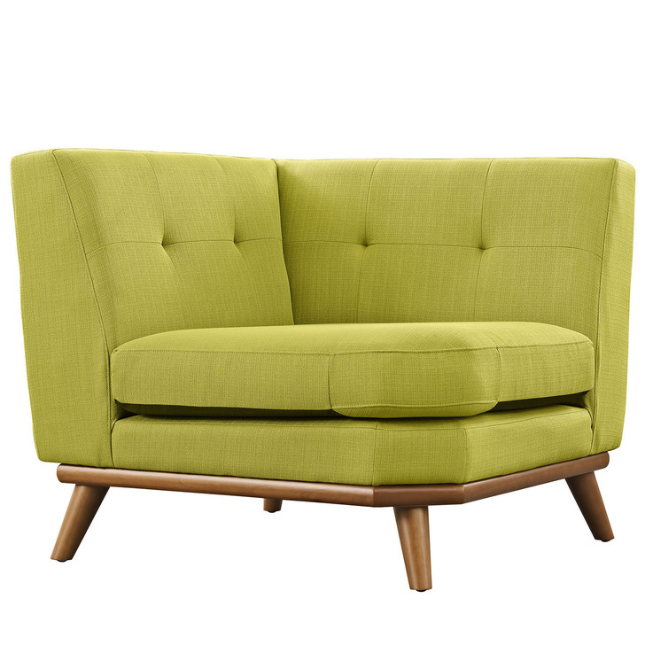 Engage Corner Sofa , Green, Fabric