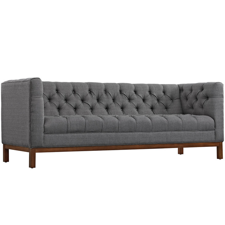 Panache Fabric Sofa , Grey, Fabric