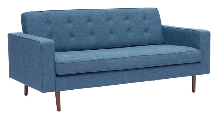 Puget Sofa, Blue, Fabric
