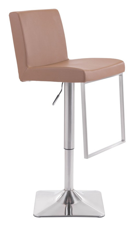 Puma Bar Chair, Beige, Faux Leather