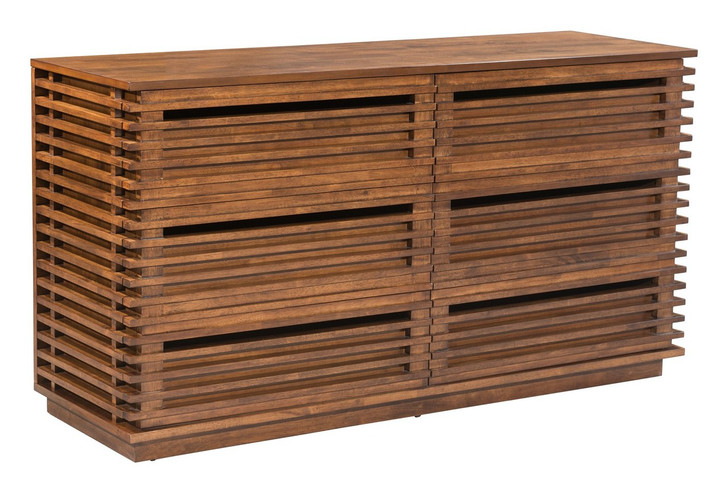 Linea Double Dresser, Wood