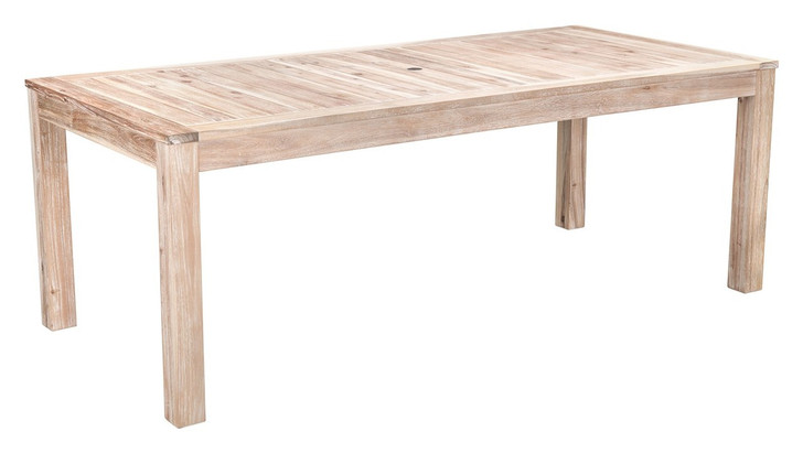 South Port Dining Table White Wash , Wood