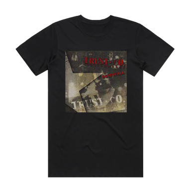 TRUSTcompany Downfall Album Cover T-Shirt Black