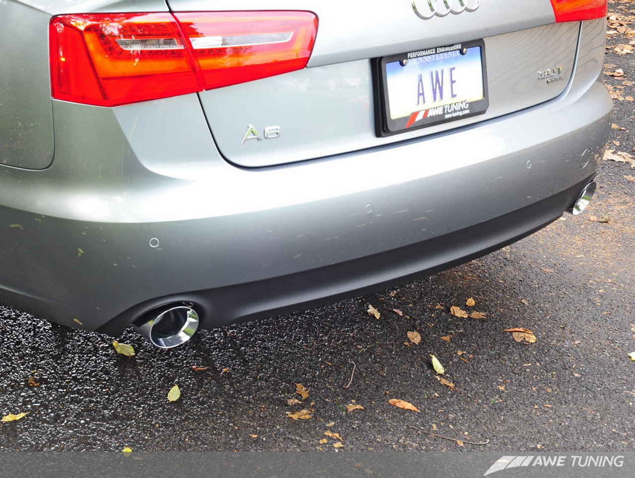 AWE Tuning Audi C7 A6 3.0T Touring Edition Exhaust - Dual Outlet