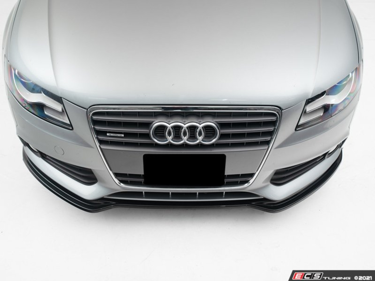 mytuning, IN-Tuning Cup-Spoilerlippe glänzend schwarz für Audi A4 B8  Facelift ohne S-Line
