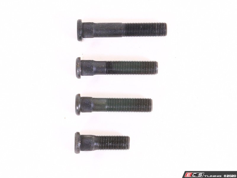 PressIn Wheel Stud Kit Conical Seat Nuts 80mm Front / 80mm Rear