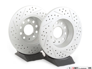 ECS Rear Big Brake Kit - Cross Drilled & Slotted