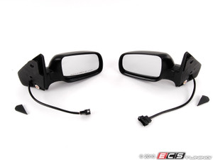 Matte Black Mirror Set