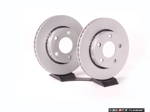 Front & Rear Brake Service Kit - Meyle Rotors & Akebono Euro Ceramic Pads