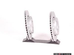 Front & Rear Brake Service Kit - Meyle Rotors & Akebono Euro Ceramic Pads