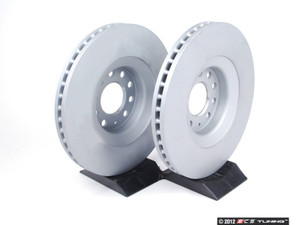 Front & Rear Brake Service Kit - Zimmerman Rotors & Akebono Euro Ceramic Pads
