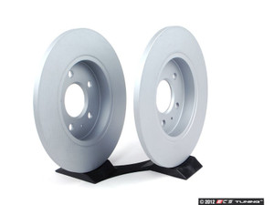 Front & Rear Brake Service Kit - Zimmerman Rotors & Akebono Euro Ceramic Pads