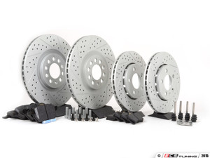 Performance Front & Rear Brake Service Kit (312x25/256x22)