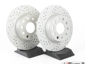 Rear Drum Brake To Disc Conversion Kit - 272mm Cross Drilled & Slotted Rotors