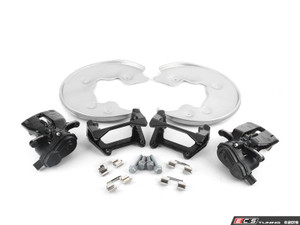 Rear Big Brake Kit - Stage 1 - 2-Piece Drilled & Slotted Rotors (330x22)