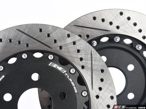 Rear Big Brake Kit - Stage 1 - 2-Piece Drilled & Slotted Rotors (330x22)