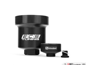 Billet Aluminum Oil Filter Housing With Removal Tool - Black Anodized