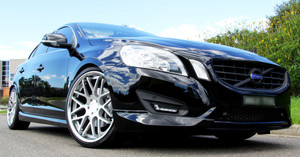 Front Corner Splitters Carbon Fiber - 2-Piece Kit - 2011-2013 Volvo S60 / V60 - EXCLUDING R-Design Models **Fitment may require additional bodywork**