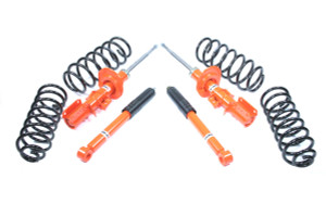 KONI STR.T/Eibach Kit- 4 STR.T (orange) dampers, 4 Eibach lowering springs | 1125 1011