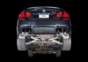 AWE Tuning BMW F10 M5 Touring Edition Axle Back Exhaust, Diamond Black Tips
