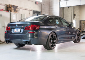 AWE Tuning BMW F10 M5 Touring Edition Axle Back Exhaust, Diamond Black Tips