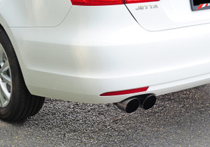 AWE Tuning Mk5 Jetta / Mk6 Sportwagen 2.5L Track Edition Exhaust - Diamond Black Tips