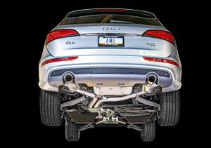 AWE Tuning Q5 3.0T Touring Edition Exhaust  Dual Outlet, Diamond Black Tips